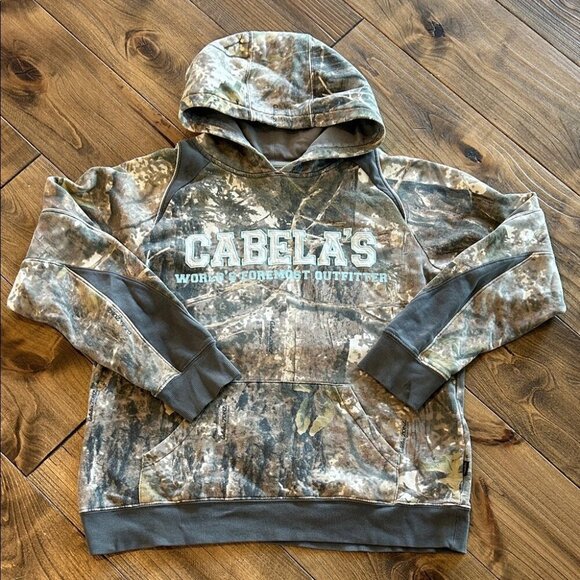 Cabela's Sweaters - Cabela's Camouflage Hoodie Sweater Size Small Unisex